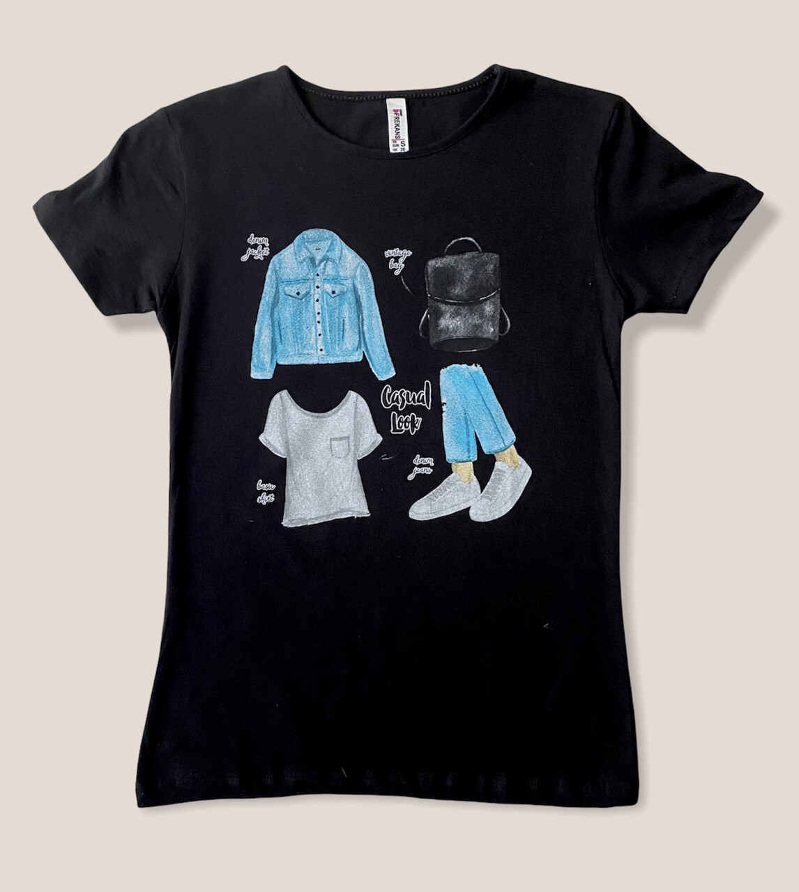 

Жіноча Футболка HAZARD Одяг Casual look чорний 2245, Жіноча Футболка HAZARD Одяг Casual look чорний 2245 (XL (50))