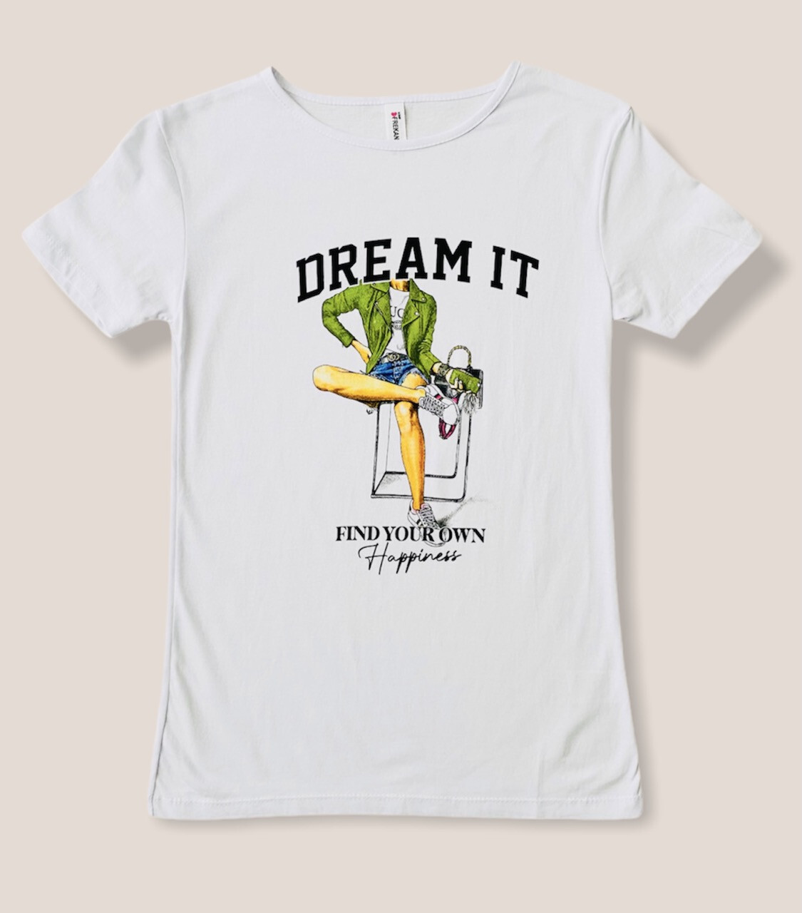 

Жіноча Футболка HAZARD Сидячий хлопець Dream it білий 2239, Жіноча Футболка HAZARD Сидячий хлопець Dream it білий 2239 (L (48))
