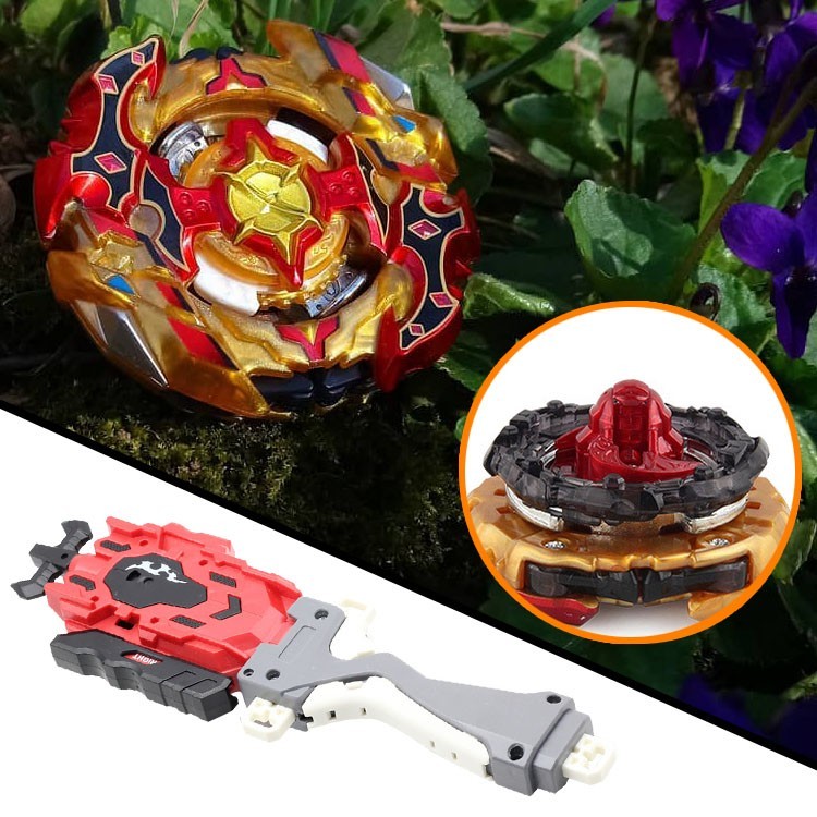 

Beyblade B-128 Cho-Z Spriggan - Spryzen S5 (волчок бейблейд Чо Зет Спригган - Спрайзен С5) + двухсторонний ниточный лаунчер + ручка
