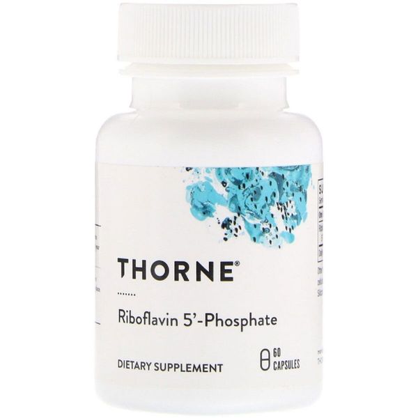 

Витамин В2 Рибофлавин Ryboflavin 5'-Phosphate Thorne Research 60 капсул (TRS129)