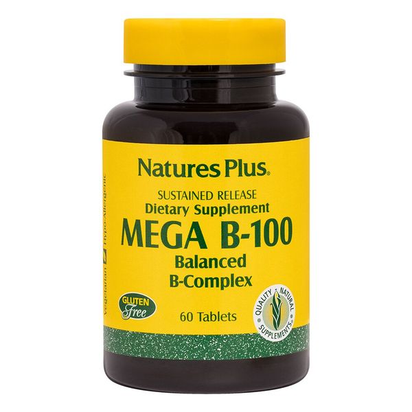 

Комплекс витаминов В Mega B-100 Nature's Plus 60 таблеток (NP029)