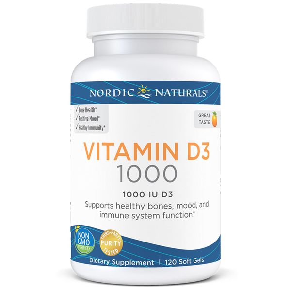 

Витамин D3 Vitamin D3 Nordic Naturals апельсин 1000 МЕ 120 капсул (NN048)