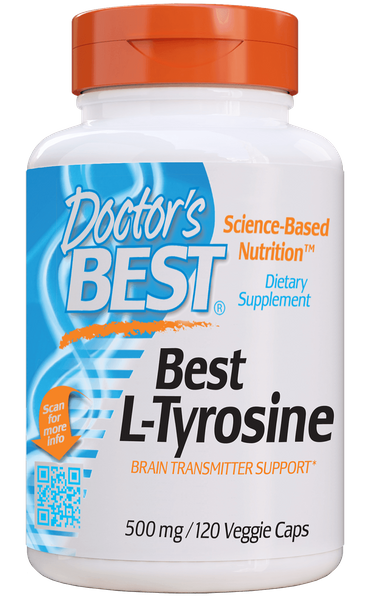 

L- тирозин Best L-Tyrosine Doctor's Best 500 мг 120 капсул (DB115)