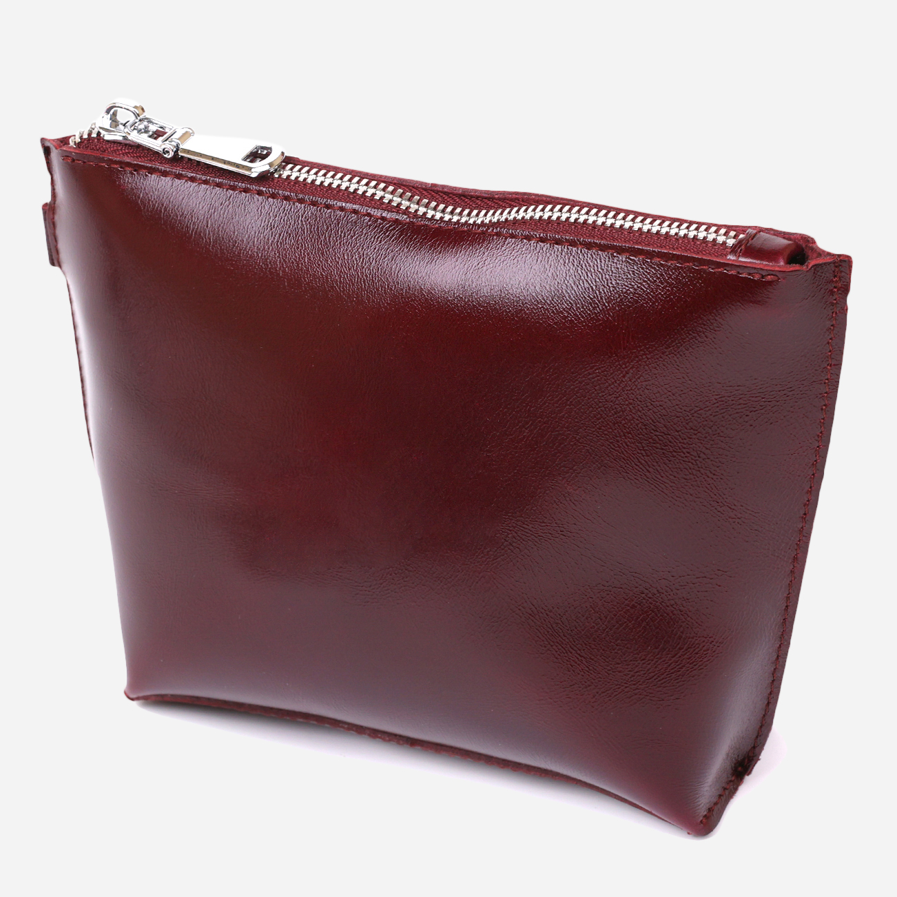 

Косметичка Shvigel leather-16412 Бордовая