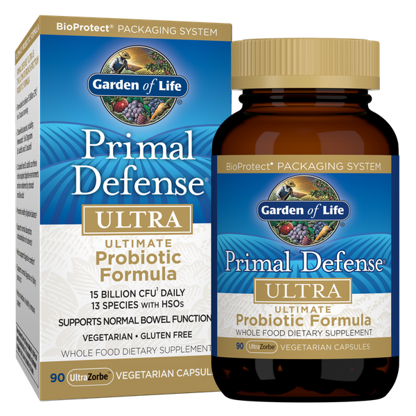 

Пробиотическая формула Primal Defense Ultra Probiotic Formula Garden of Life 90 капсул (GOL018)