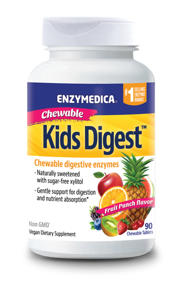 

Пищеварительные ферменты для детей Kids Digest Chewable Digestive Enzymes Enzymedica фруктовый пунш 90 таблеток (EM003)