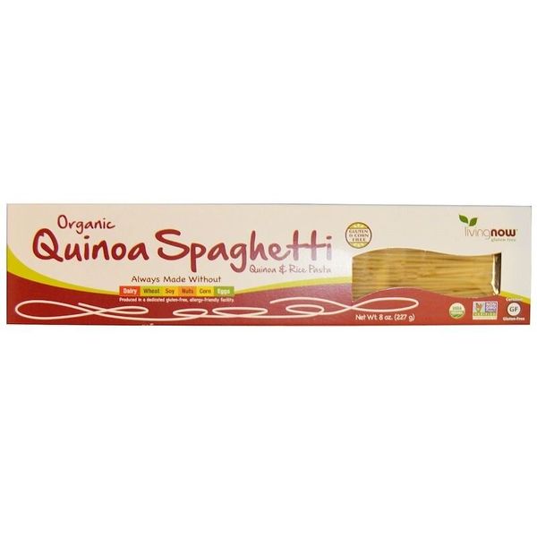 

Органические спагетти из киноа Quinoa Now Foods 227 г (NF737)