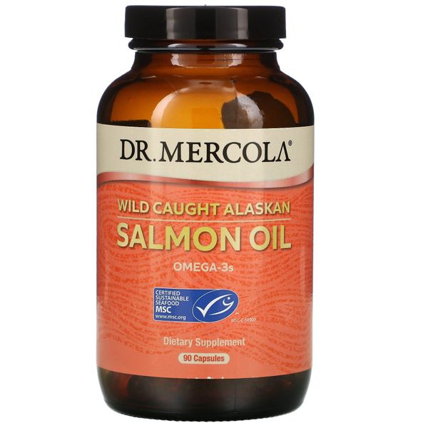 

Жир дикого аляскинского лосося Wild Caught Alaskan Salmon Oil Dr. Mercola 90 капсул (DM052)