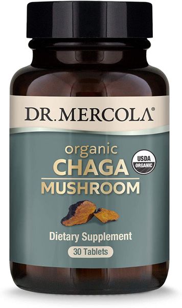 

Органический гриб чага Organic Chaga Mushroom Dr. Mercola 30 таблеток (DM054)