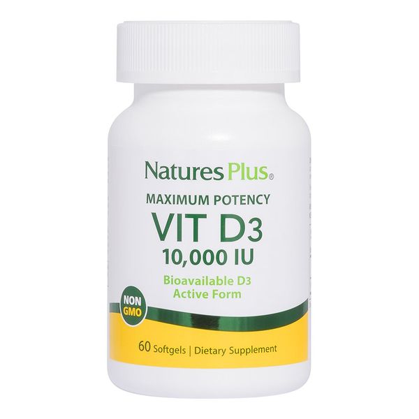 

Витамин D3 Vitamin D3 Nature's Plus 1000 МЕ 60 капсул (NP187)