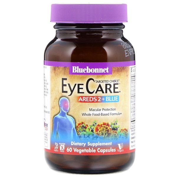 

Комплекс для глаз Targeted Choice Eye Care Areds2 + Blue Bluebonnet Nutrition 60 капсул (BB146)