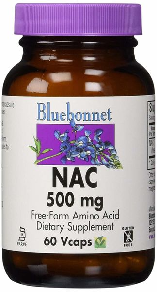 

NAC N-Ацетил-L-Цистеин 500 мг Bluebonnet Nutrition 60 капсул (BB005)