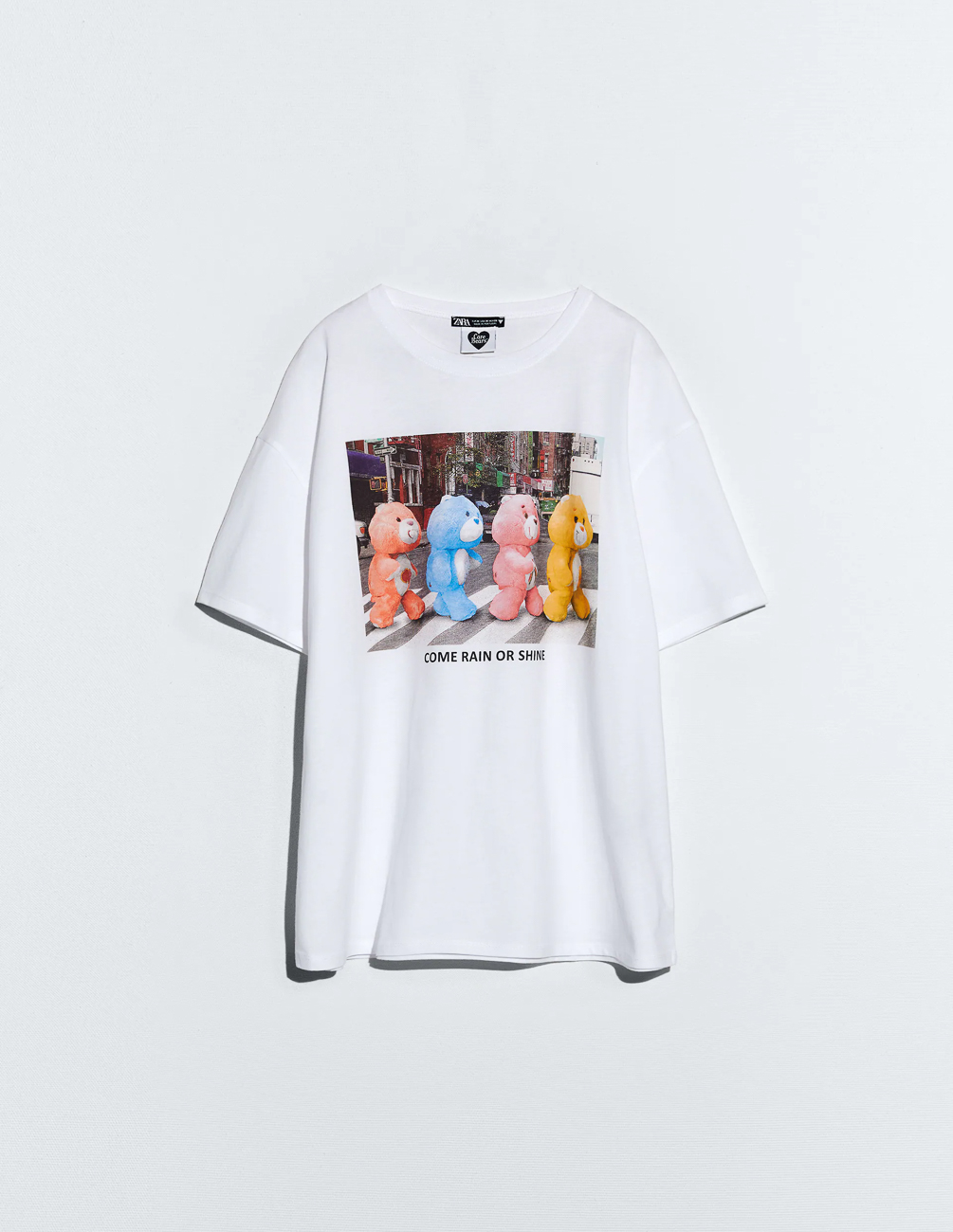 

Футболка Zara  белый мишки 4644427250, Футболка Zara M белый мишки 4644427250