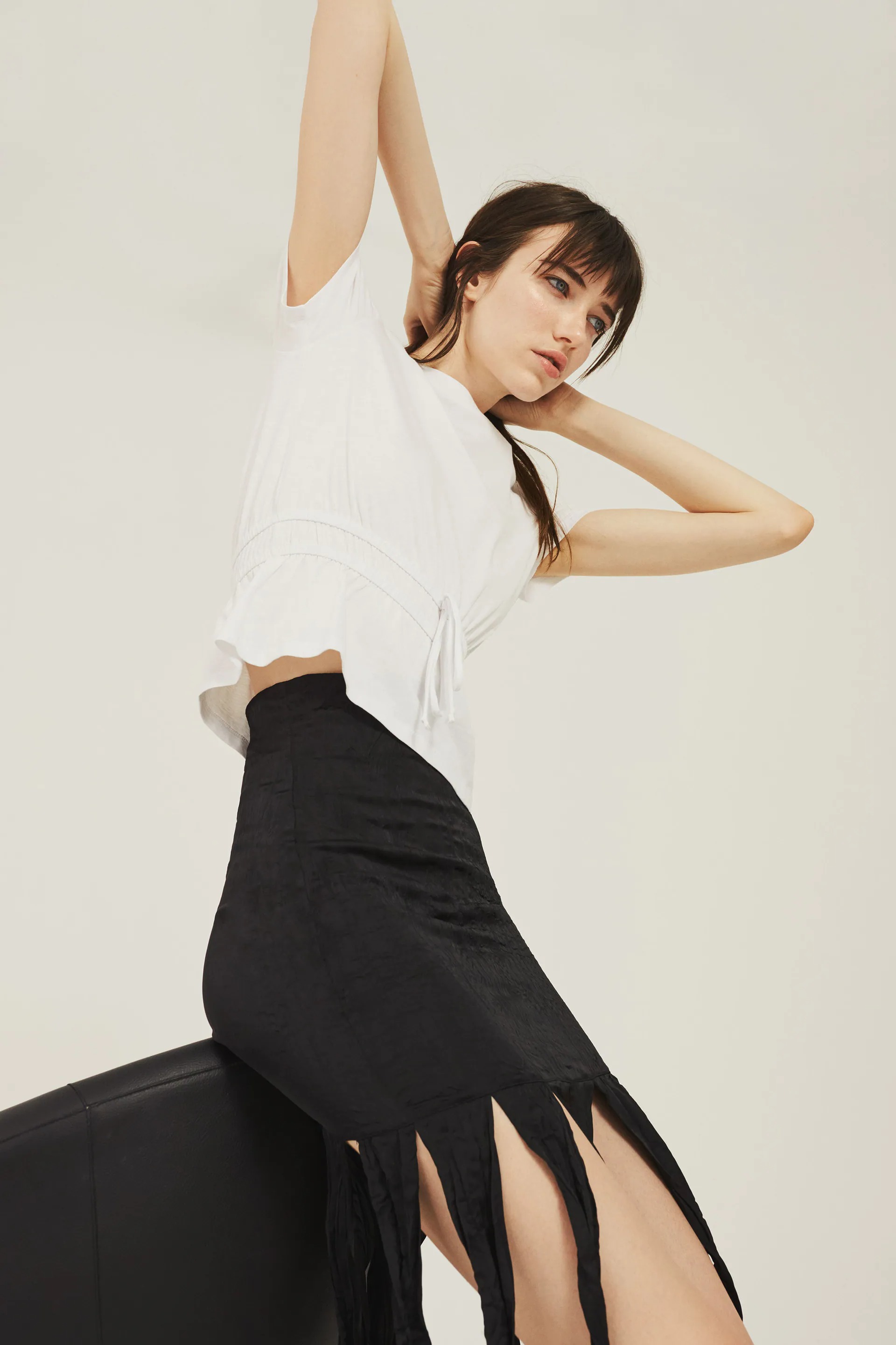 

Футболка Zara  белый 4424314250, Футболка Zara M белый 4424314250