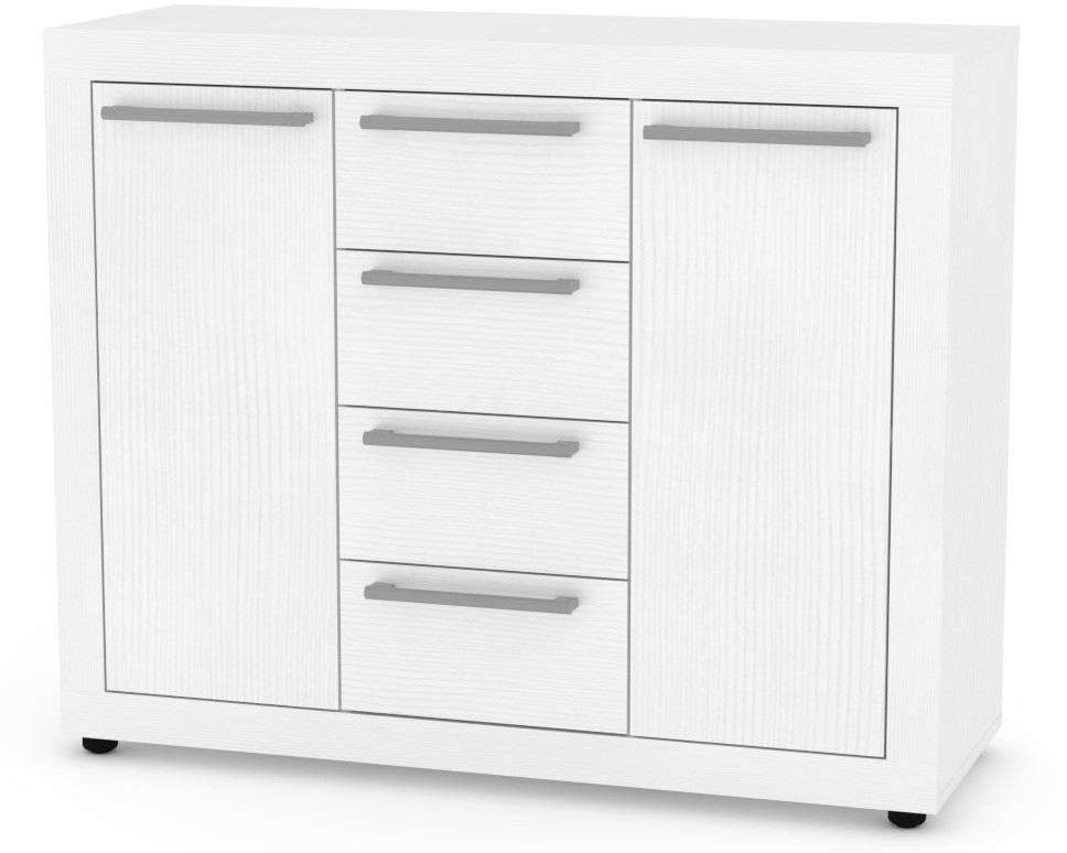 

Комод Компанит МГ-1 Тумба-3 Альба (110х40х90 см)