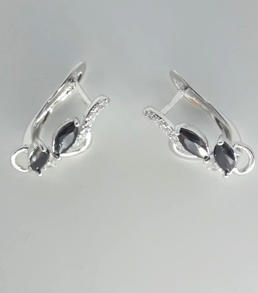 

Серьги Xuping Медицинское золото 1,8см (б033)
