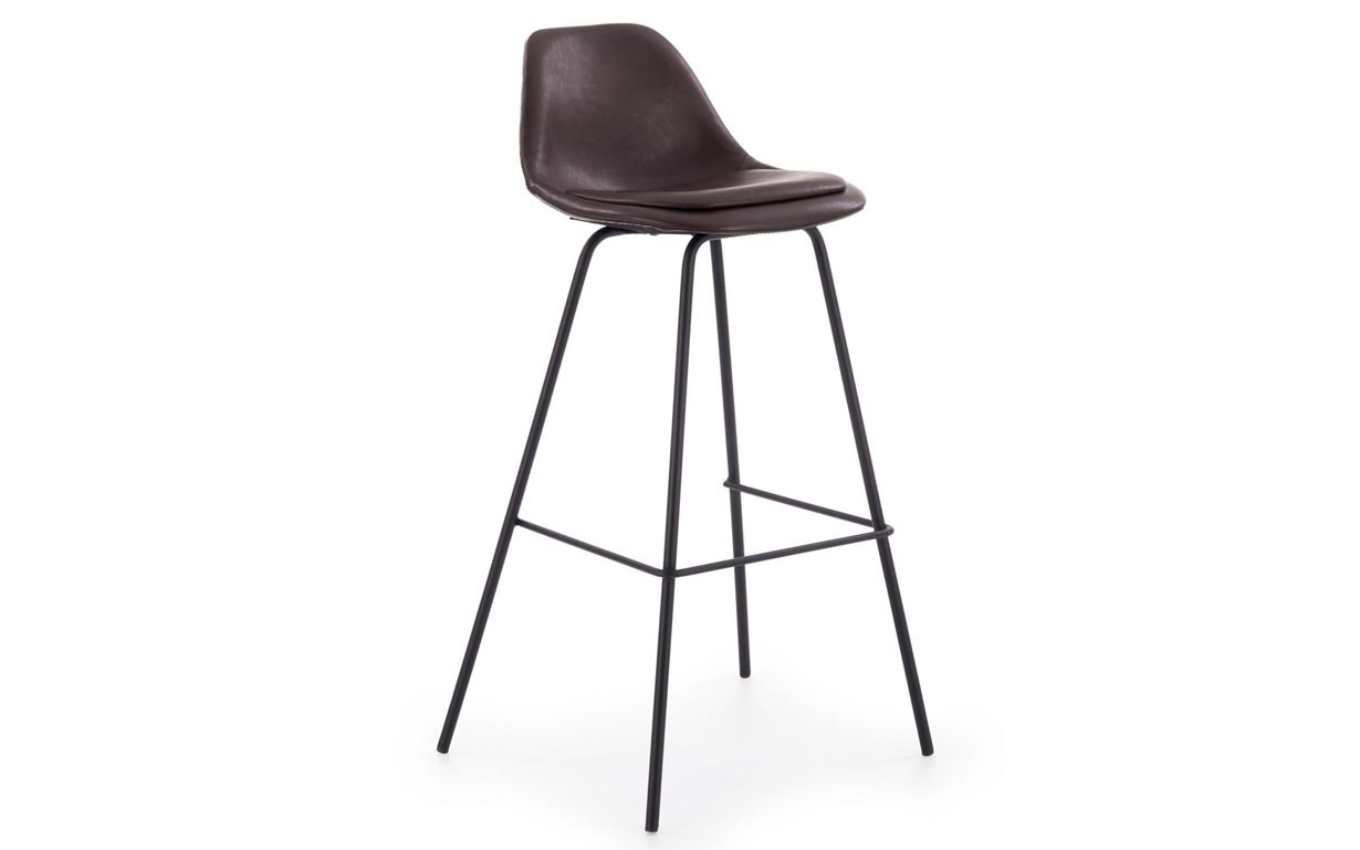 

Стул барный H-90 dark brown Halmar