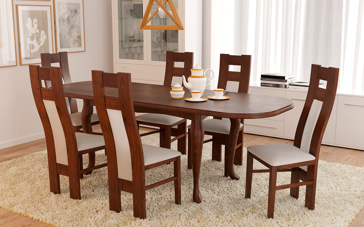 

Стол гостинный Консул 90х160 см. (1 вставка) Arbor Drev