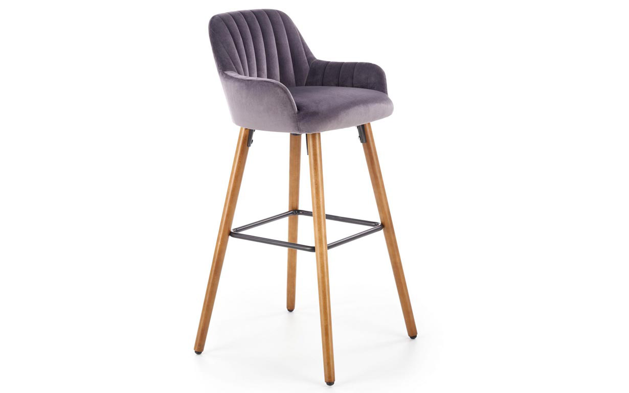 

Стул барный H-93 dark grey Halmar