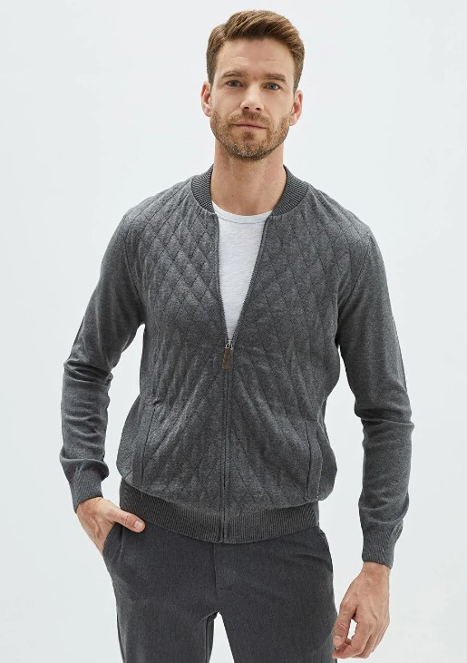 

Мужская кофта LC Waikiki в рельефные ромбы с карманами и на молнии  Серая (LCWKnitwear-9022, Мужская кофта LC Waikiki в рельефные ромбы с карманами и на молнии L Серая (LCWKnitwear-9022)
