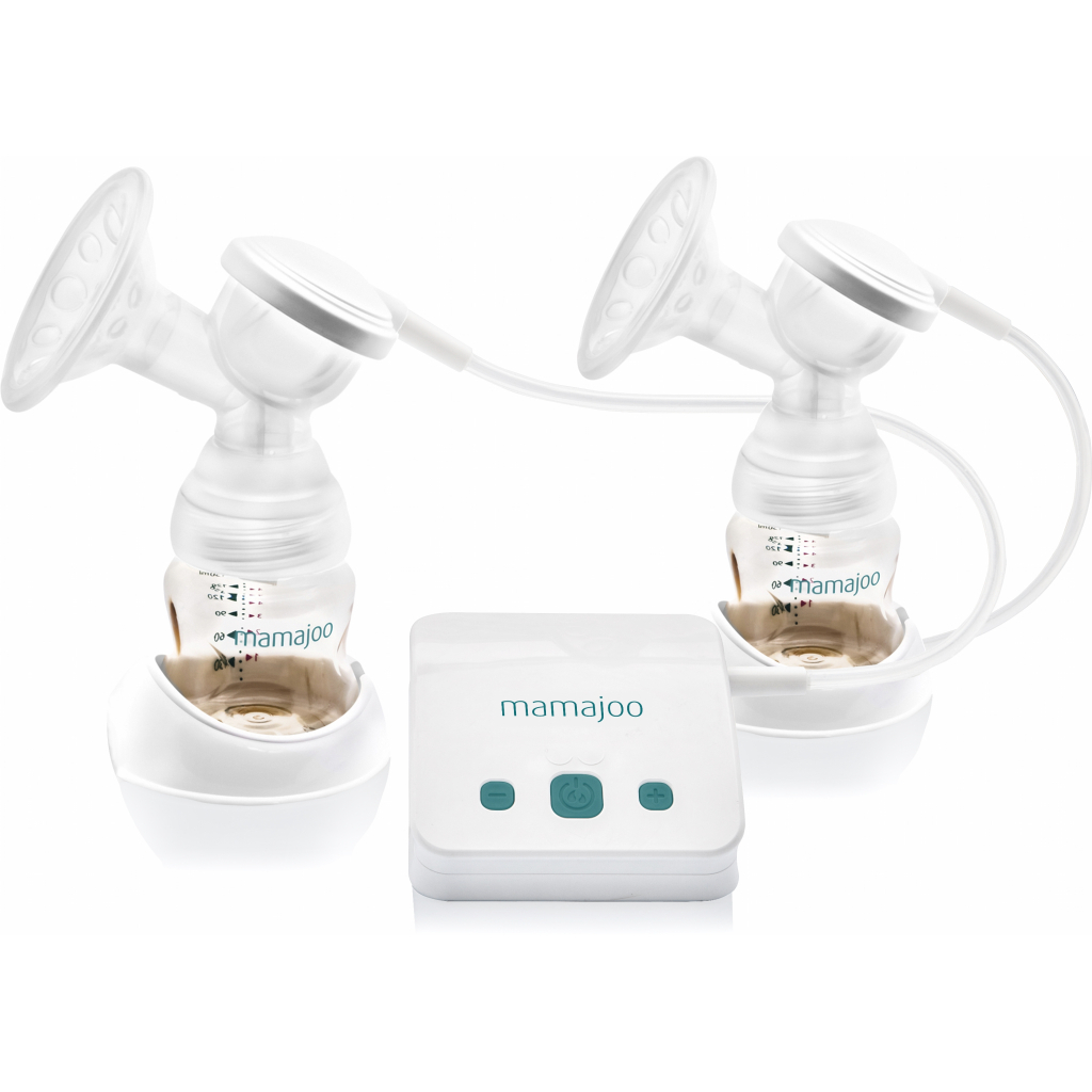 

Молокоотсос Mamajoo Двойной электронный с бутылками серии Gold 150 мл + 250 мл (8697767122858)