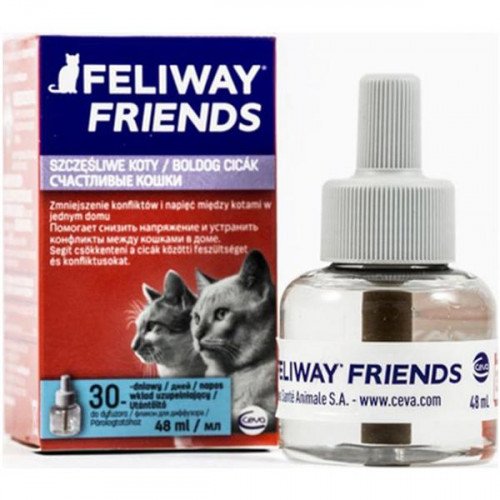 

Сменный блок Ceva Feliway Friends для диффузора у взрослых кошек и котят, 48 мл