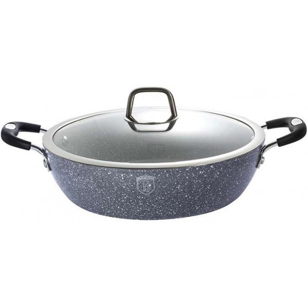 

Сотейник Berlinger Haus Grey Stone Ø32см с двумя ручками и крышкой, 4.9л