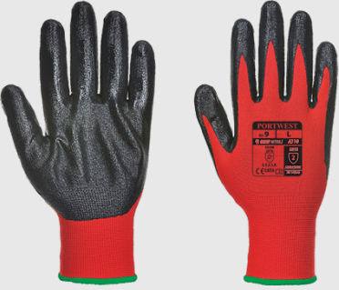 

Перчатки нитриловые Flexo Grip Portwest A310  Красный/черный, Перчатки нитриловые Flexo Grip Portwest A310 M Красный/черный