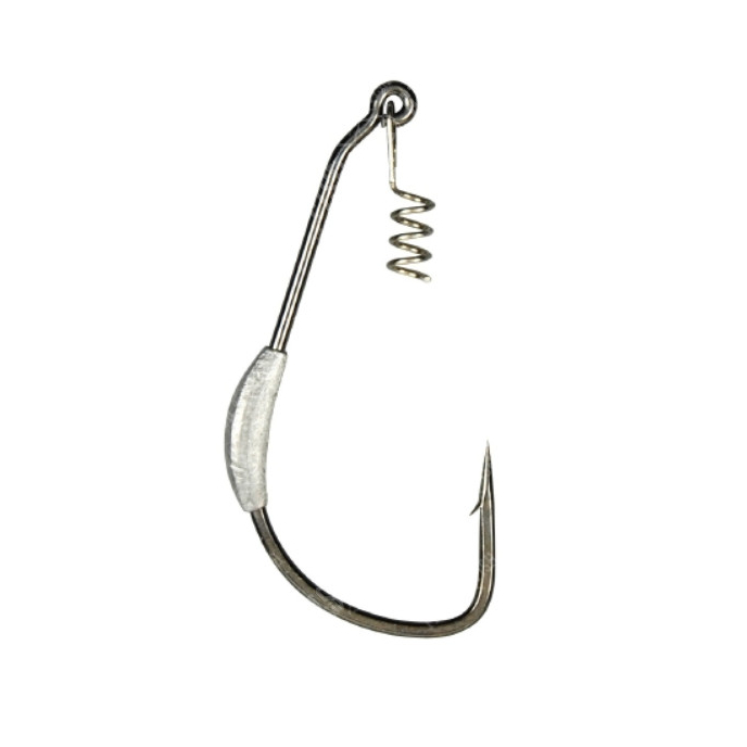 

Крючок Gamakatsu Worm Ewg Superline Spring Lock Weighted 1.8g № 3/0, 4шт