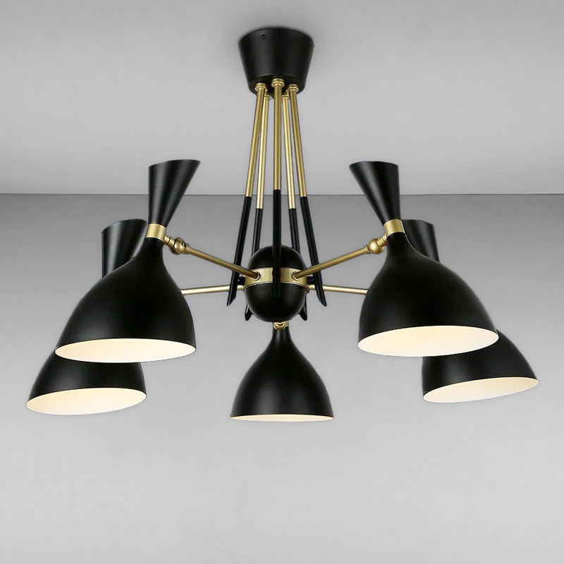 

Люстра Light House LS-13105-5 BK черная