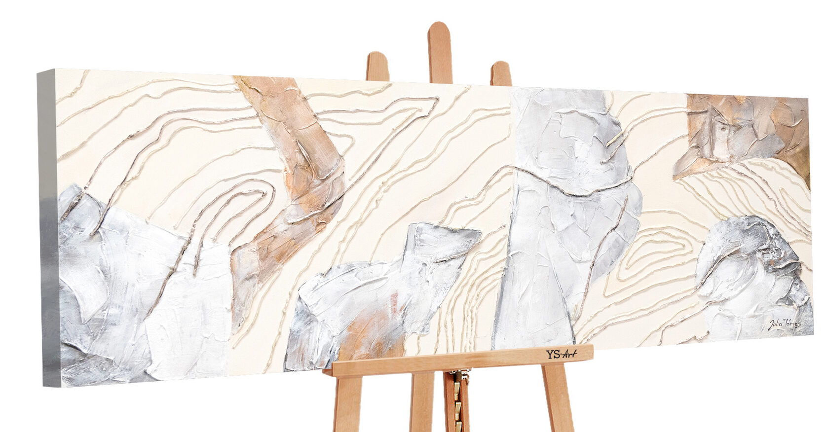 

Картина ручной работы YS Art «Симфония», 150×50 см