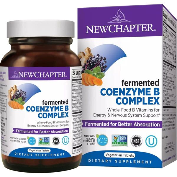 

Коэнзим В-Комплекса Coenzyme B Complex New Chapter 30 таблеток (NCR041)