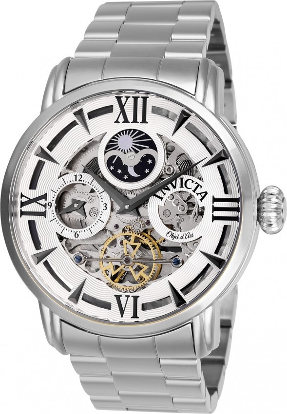 

Классические часы скелетон Invicta 27575 Objet Art