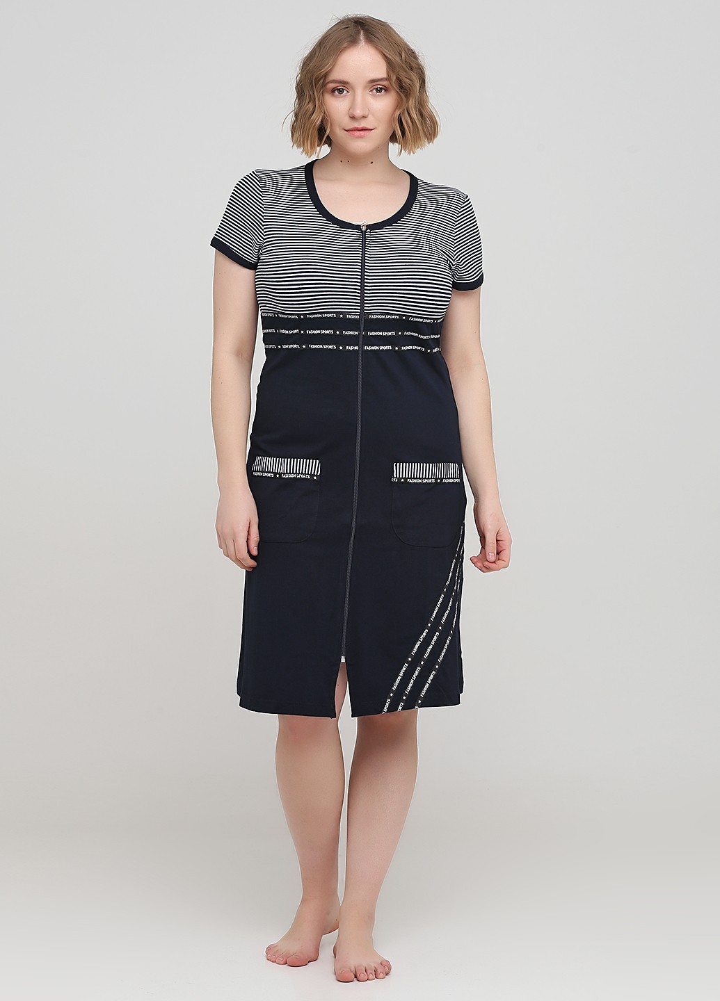 

Халат Wild Love  темно-синий 81937, Халат Wild Love M темно-синий 81937