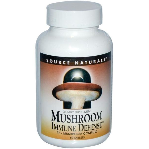 

Иммунная защита Mushroom Immune Defense Source Naturals комплекс из 16 грибов 60 таблеток (SNS114)