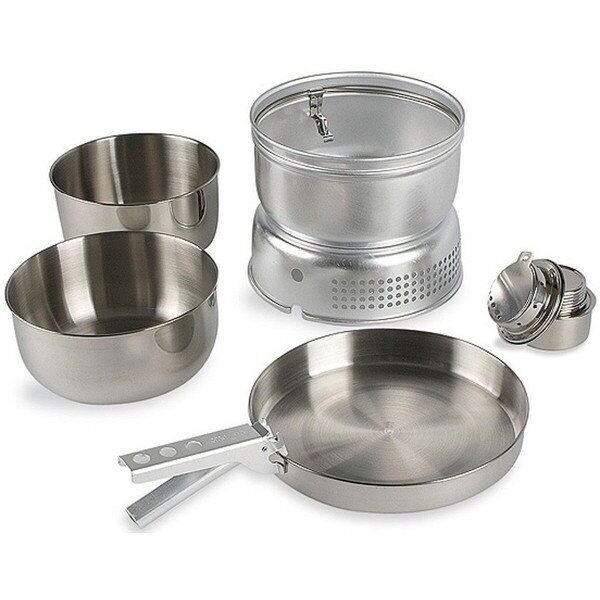 

Набор посуды и спиртовая горелка Tatonka Multi Set plus A.Burner Silver (TAT 4010.000)
