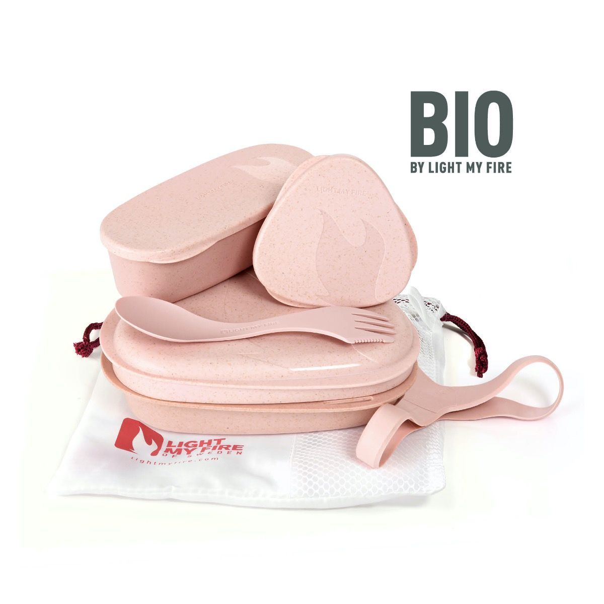 

Набор посуды Light My Fire LunchKit BIO 6 pcs, Dusty Pink (LMF 2413710110)