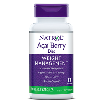 

Асаи и зеленый чай для похудения Acai & Green Tea Natrol ягоды 60 капсул (NTRL031)