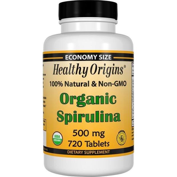 

Спирулина Spirulina Healthy Origins органик 500 мг 720 таблеток (HO041)