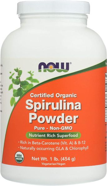 

Спирулина Spirulina Now Foods порошок 454 г (NF651)