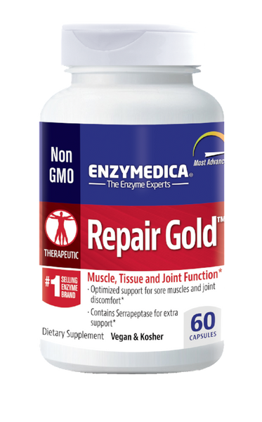 

Серрапептаза для суставов Repair Gold Enzymedica 60 капсул (EM018)