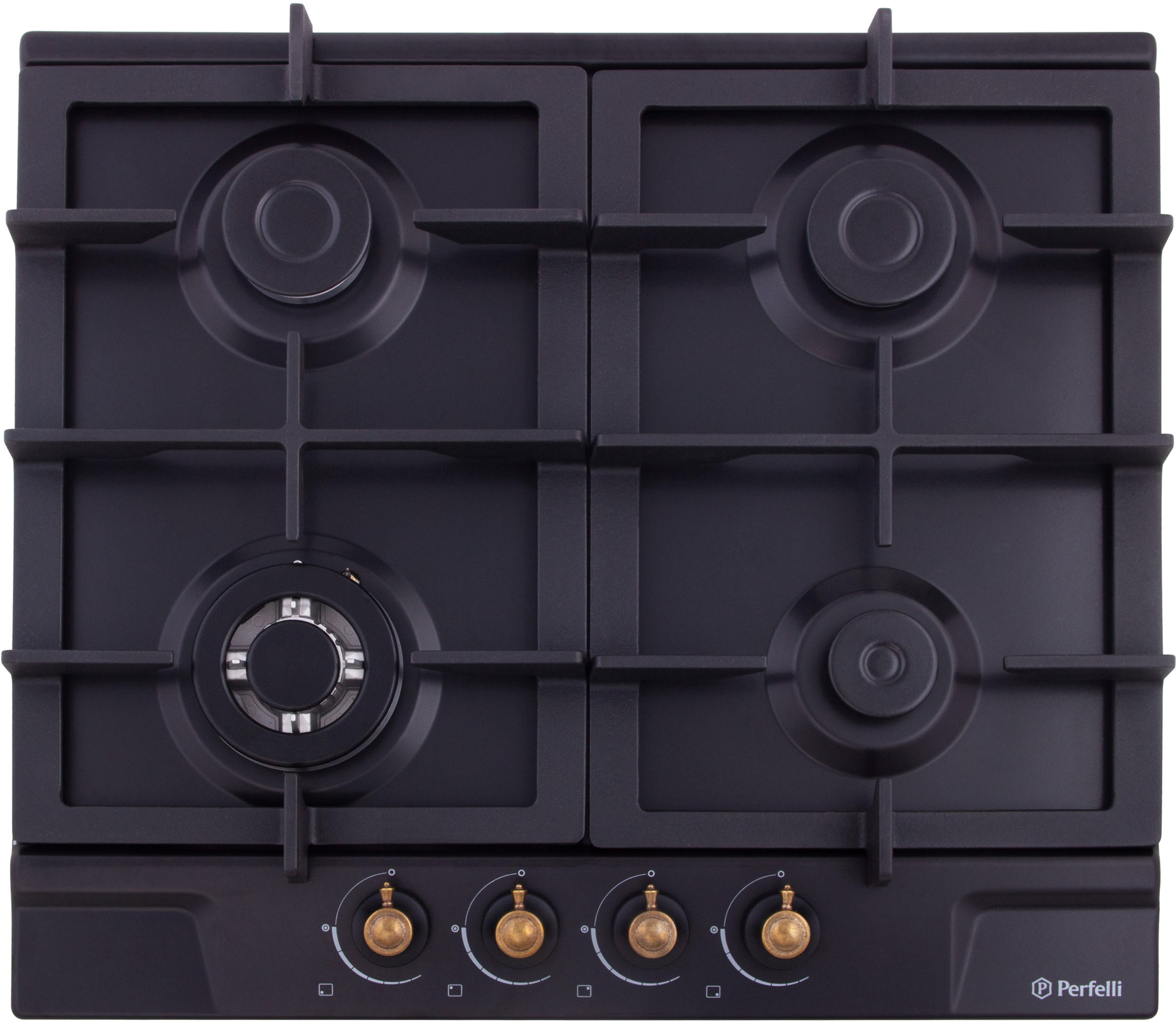 

Варочная поверхность газовая Perfelli HGM 61637 BL RETRO