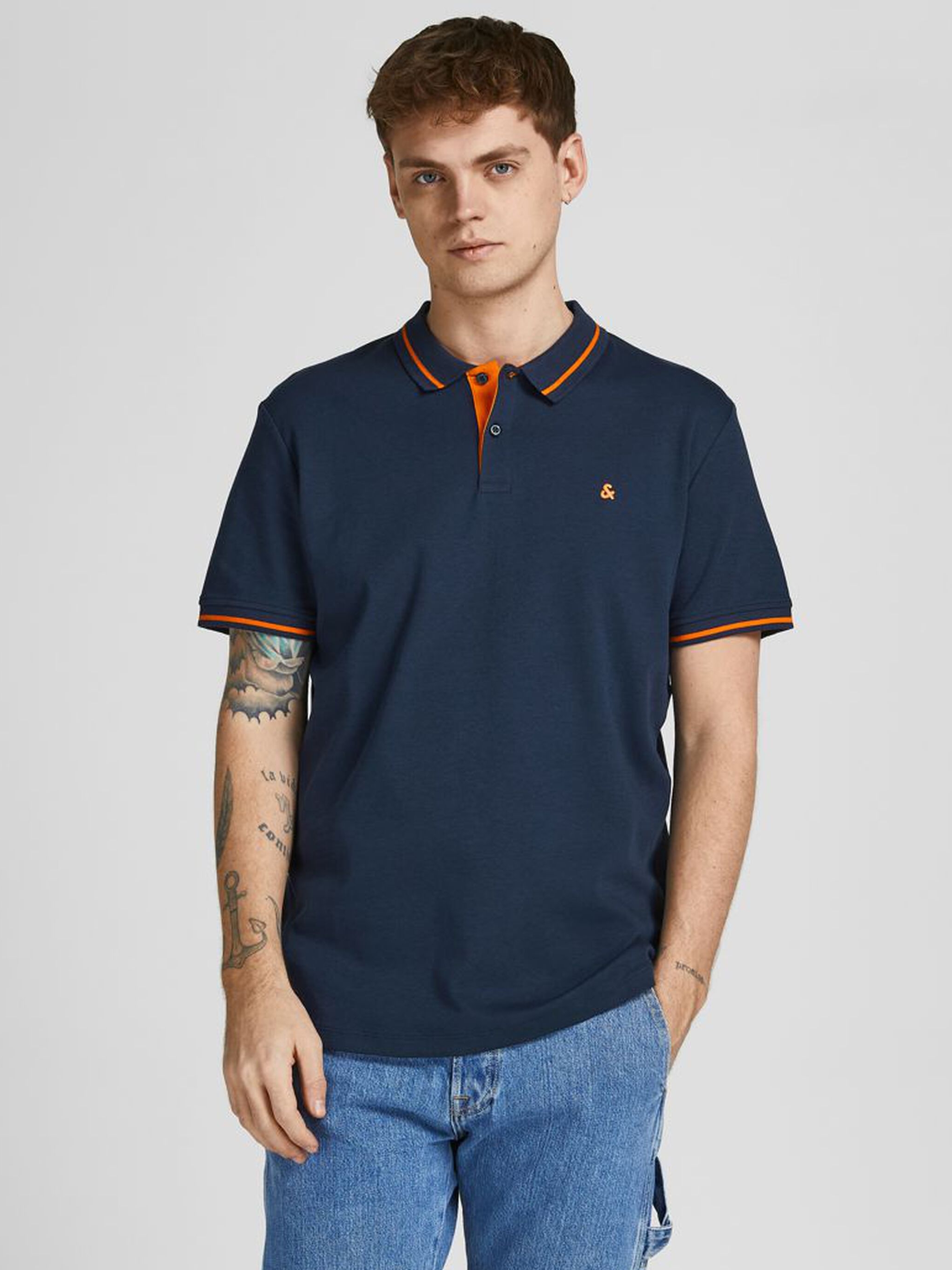 

Поло Jack & Jones 12180891  Navy Blazer, Поло Jack & Jones 12180891 L Navy Blazer