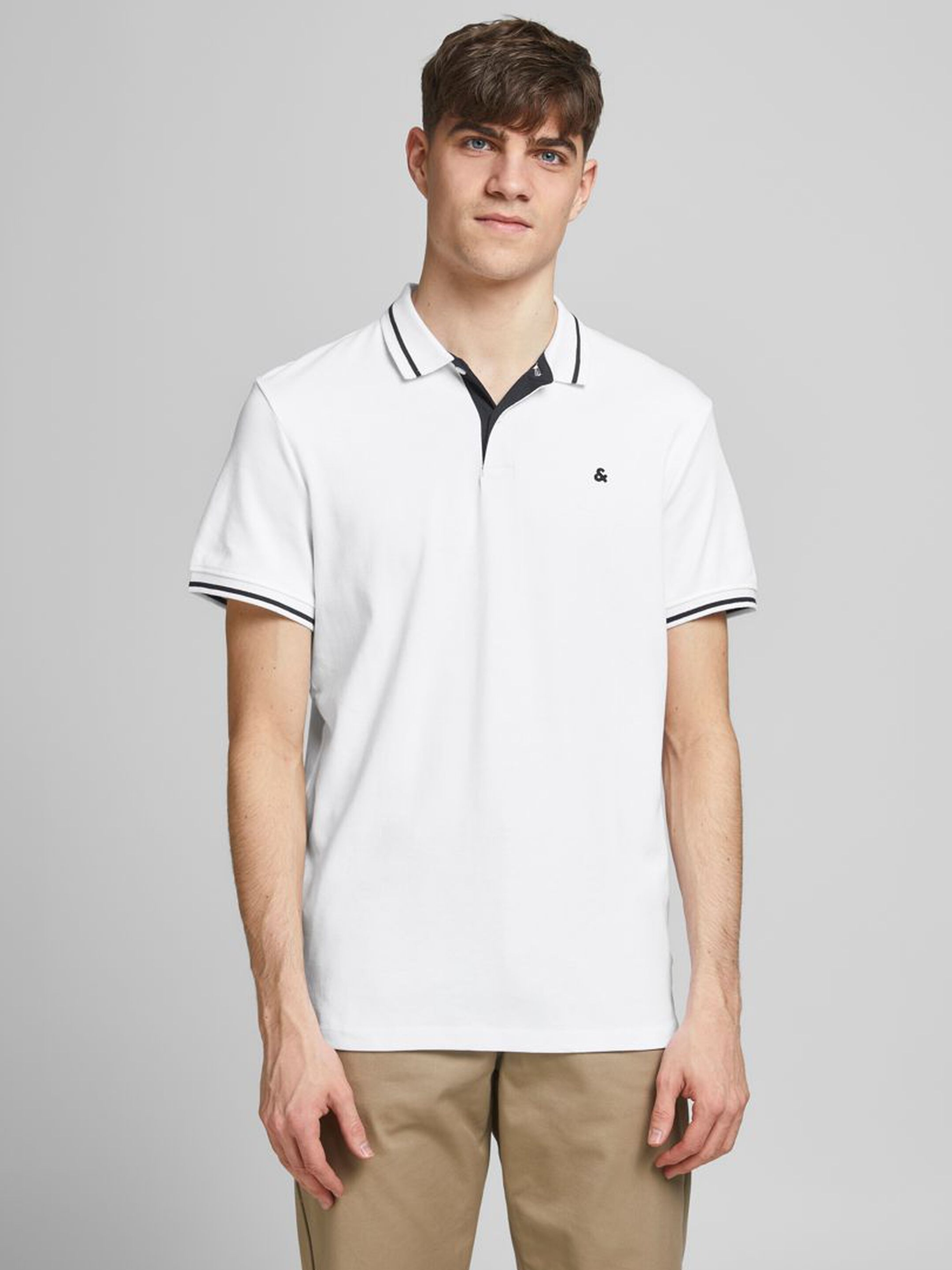 

Поло Jack & Jones 12180891  White, Поло Jack & Jones 12180891 XS White
