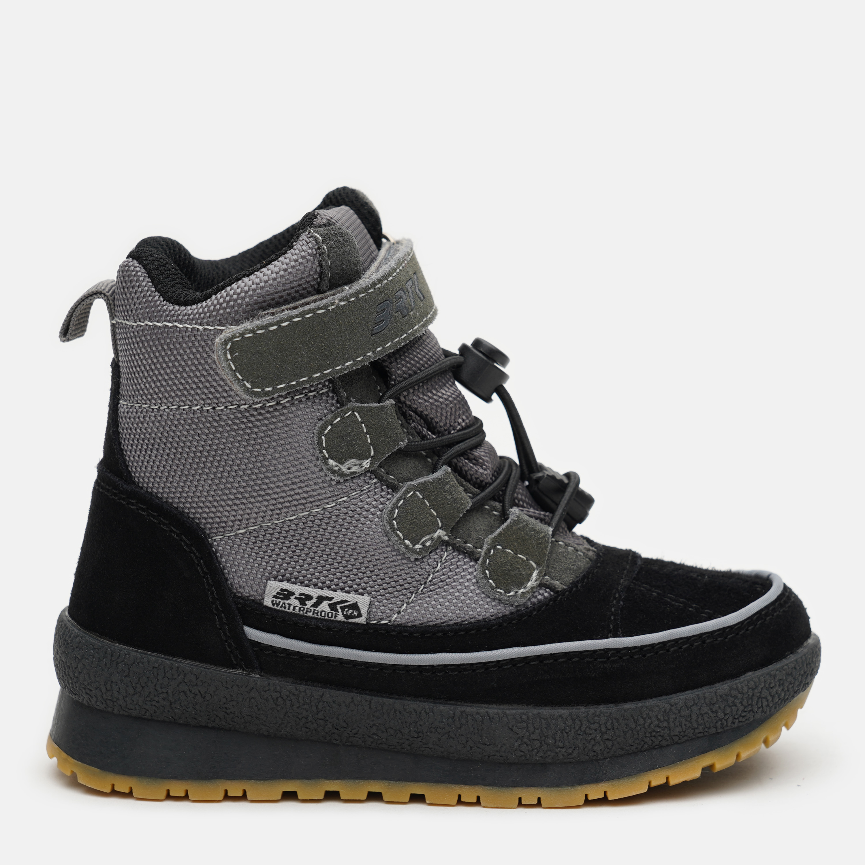 Акція на Дитячі зимові черевики для хлопчика Bartek 14288001 27 Чорно-сірі від Rozetka