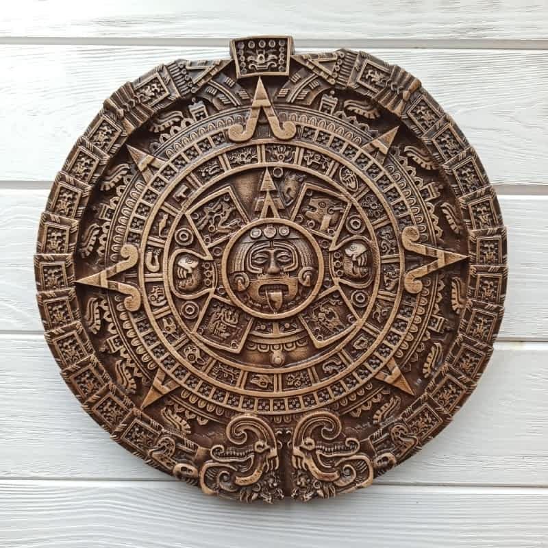 

Барельеф "Календарь Майя", Atributlux, 60*60 см резной из дерева