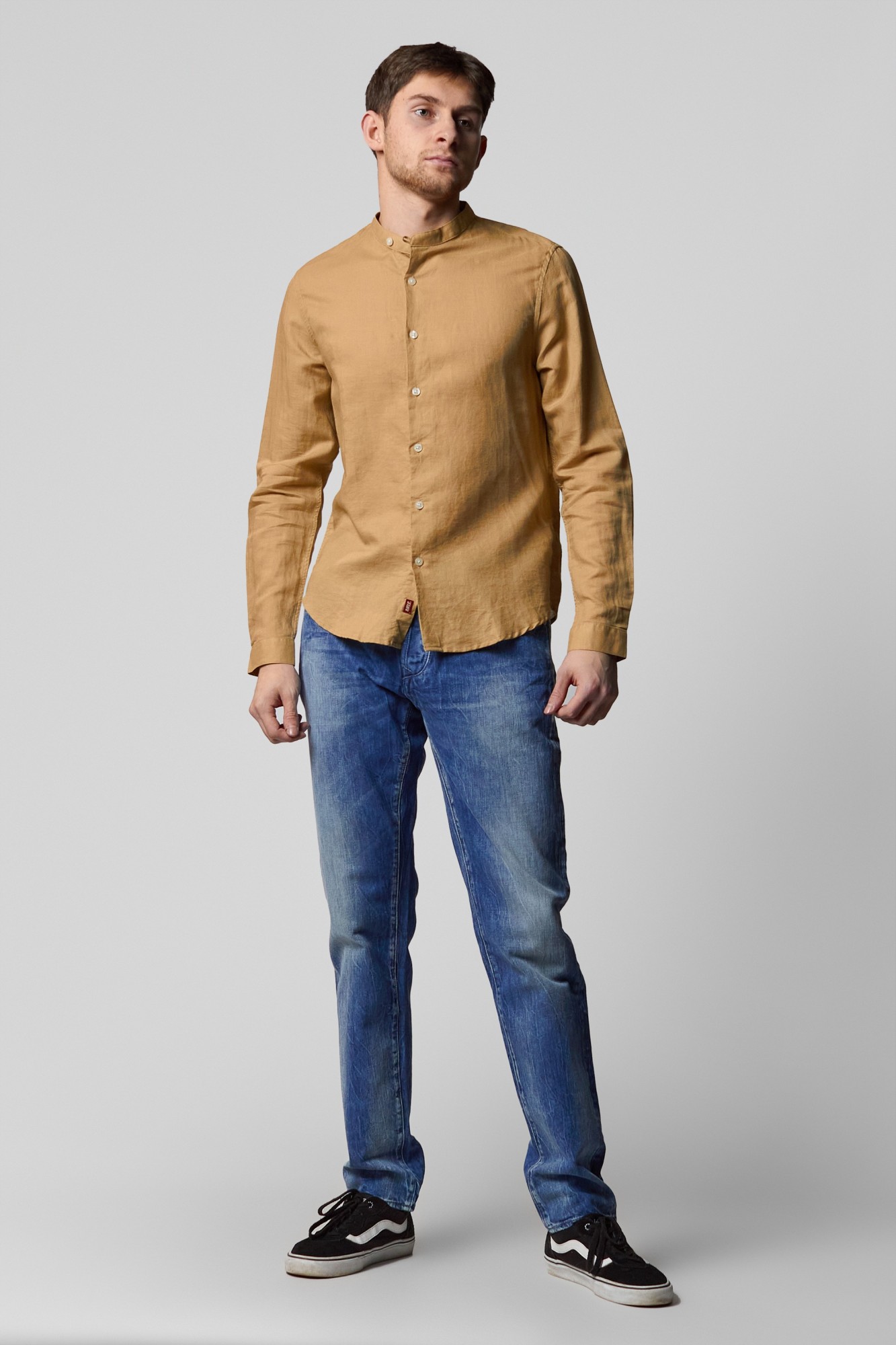 

Рубашка Rifle M-Camicia Regular Fit Бежевый -00, Рубашка Rifle M-Camicia Regular Fit Бежевый S-00