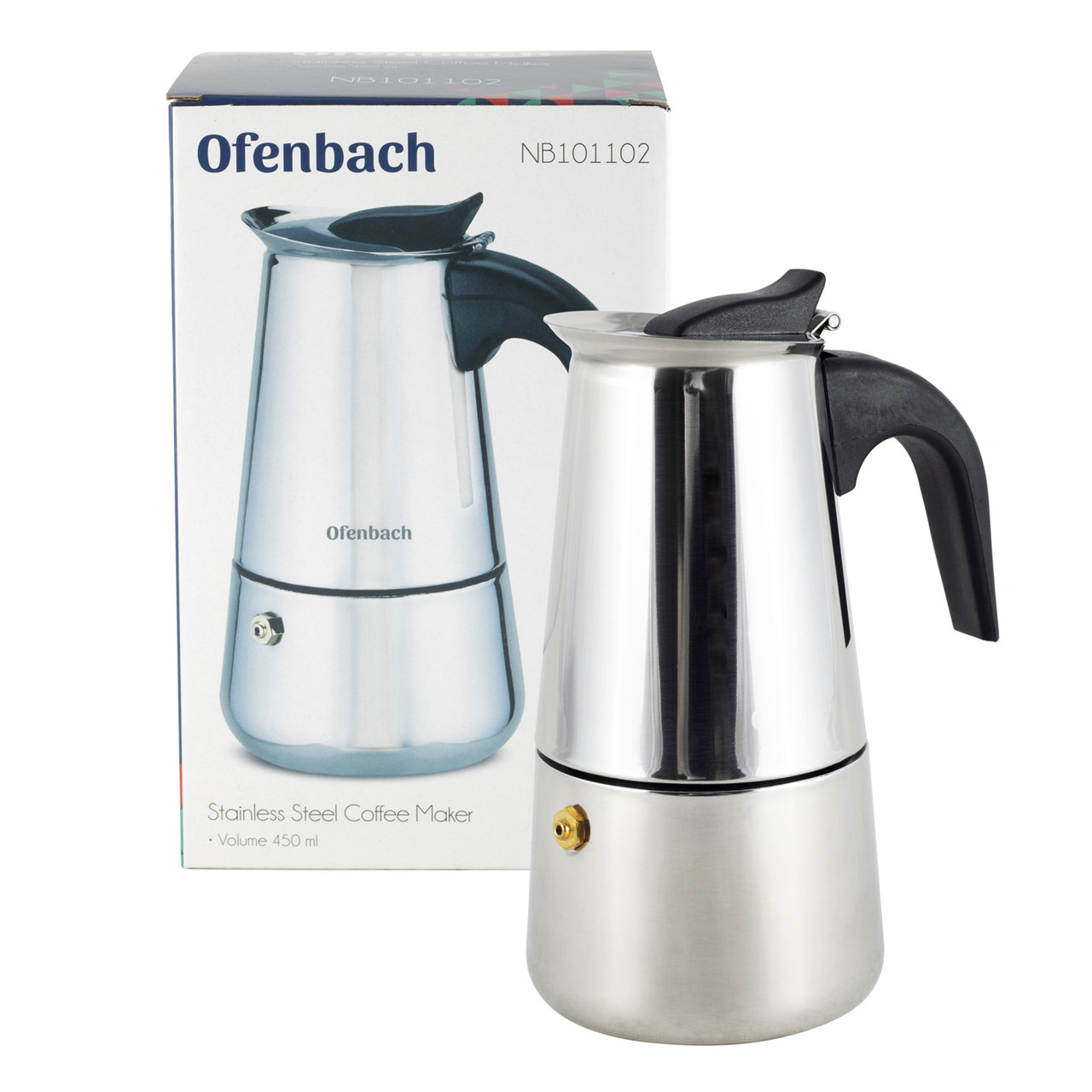 

Кофеварка гейзерная Ofenbach 450мл KM-101102