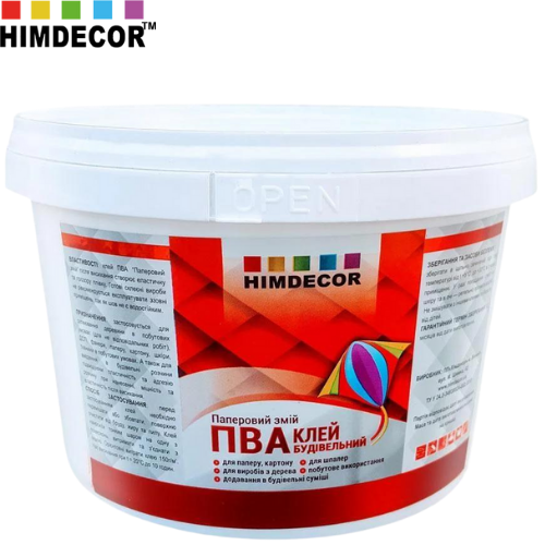 

Клей ПВА строительный Himdecor Паперовий Змій 2,3 кг