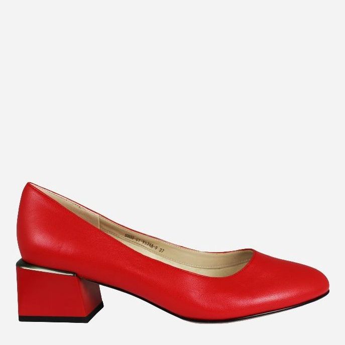 Акція на Жіночі туфлі зі шкіри Blizzarini S800-01-Y574A-9 39 (25 см) Червоні від Rozetka